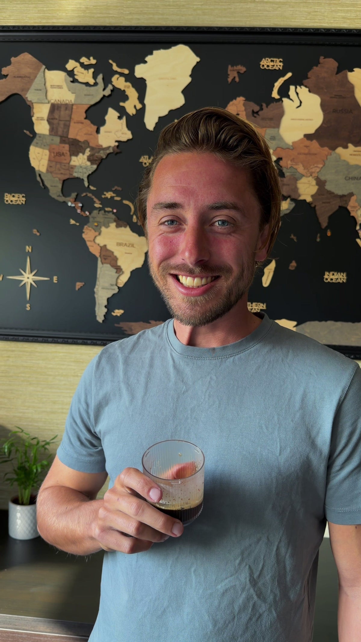 Rolling Roast Nomad: espresso genieten uit een glas
