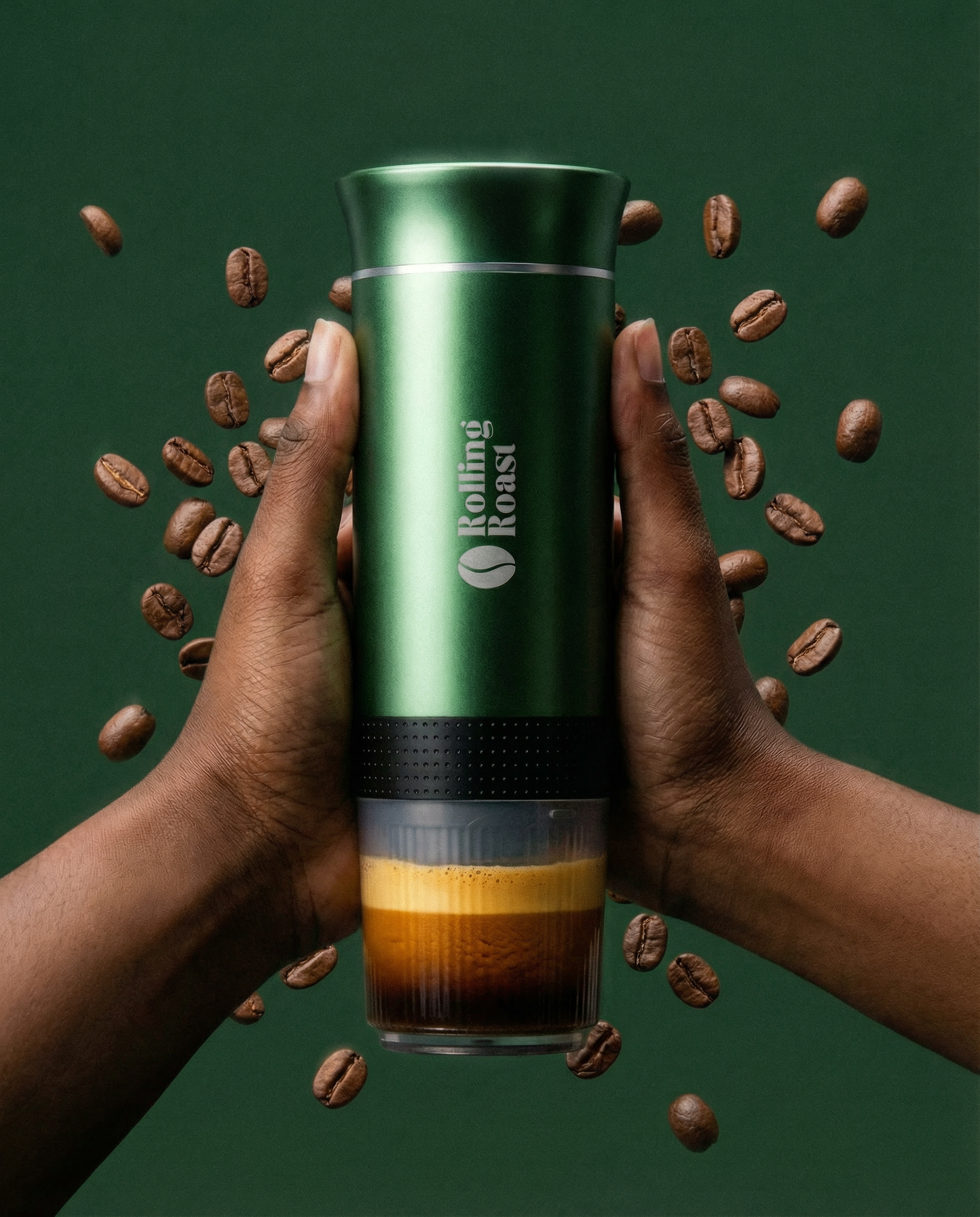 Rolling Roast Nomad 3 in 1 draagbare espressomachine